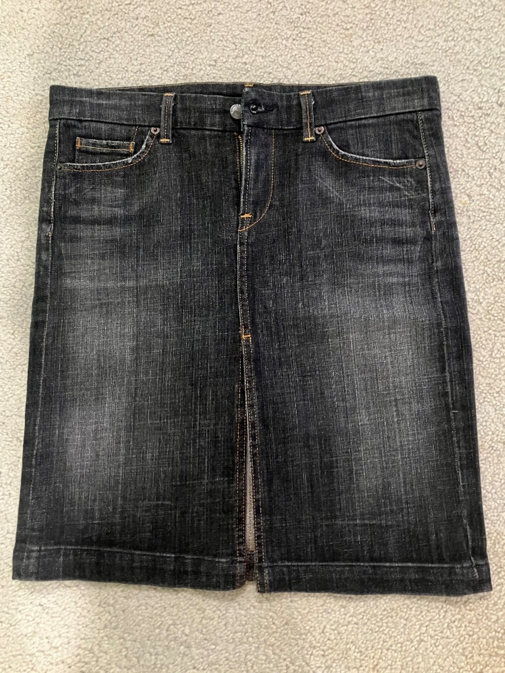 Citizens of Humanity black denim pencil skirt Size 28